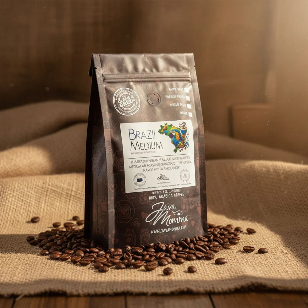 Brazil Medium Roast Coffee – Air-Roasted, Solar-Powered Smoothness - Image 4
