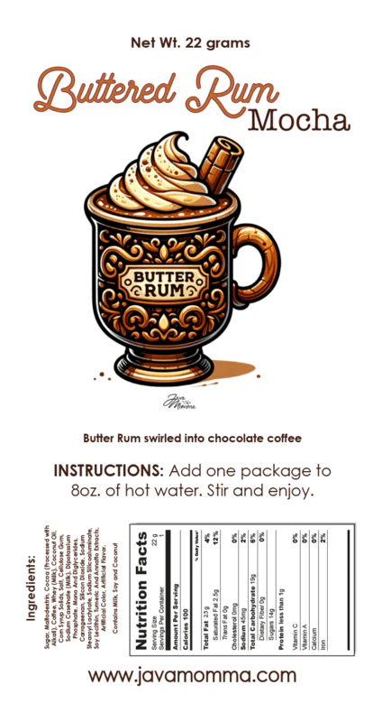 Butter Rum Mocha Drink Mix - Image 3
