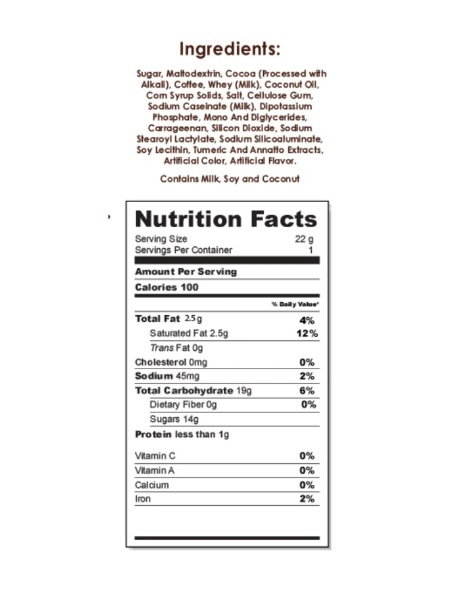 Butter Rum Mocha Drink Mix - Image 4