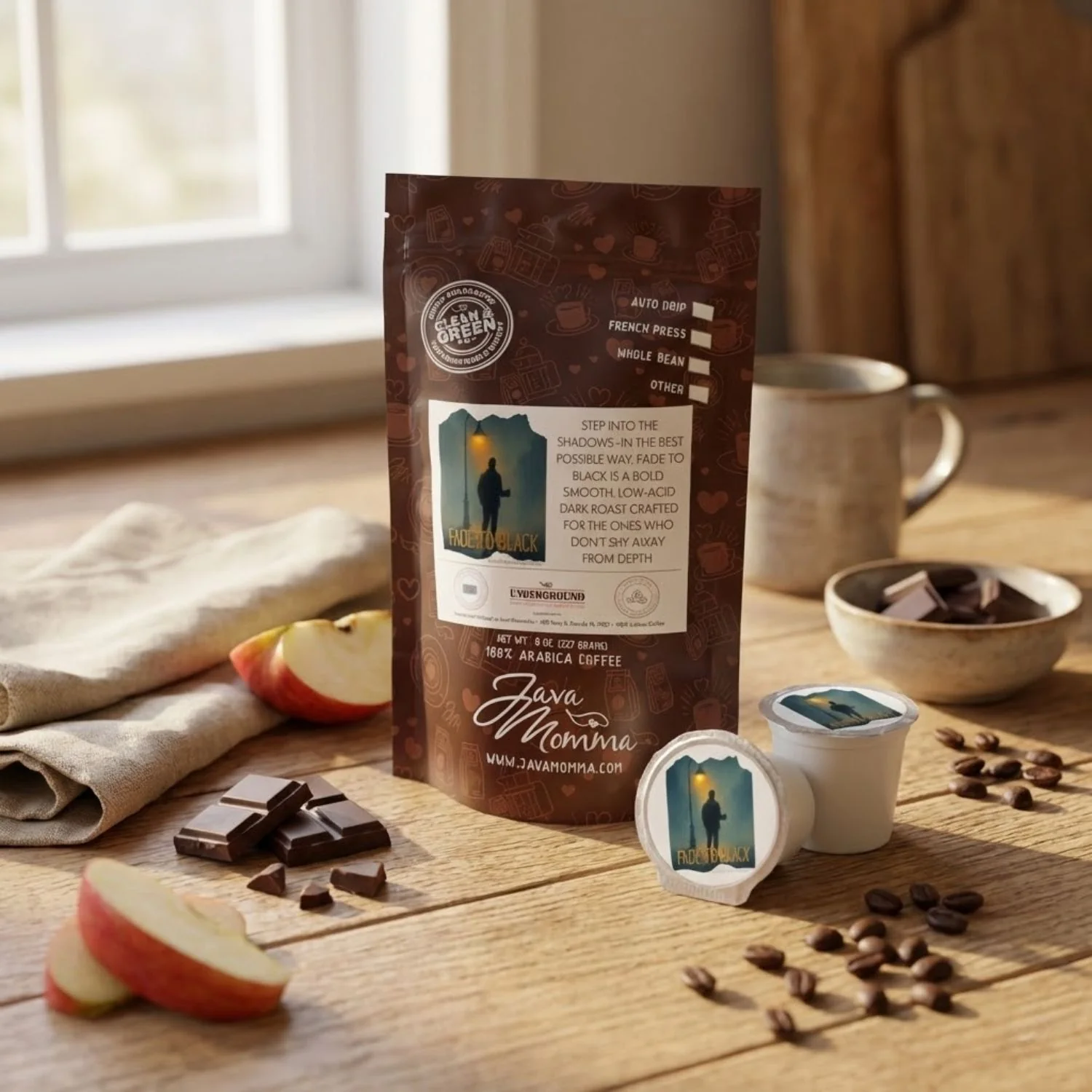 Fade to Black | low-acid dark roast coffee - Image 3