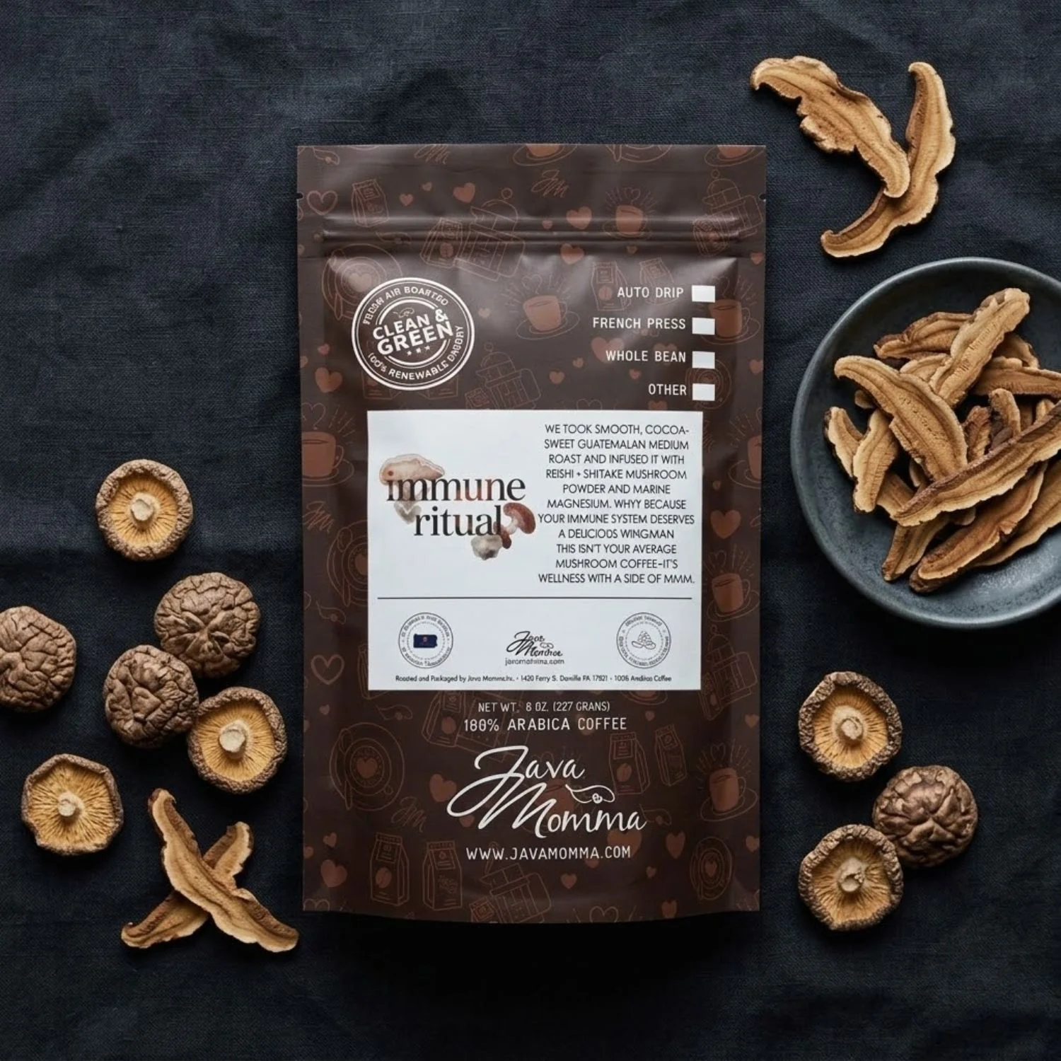 Immune Ritual – Coffee with Reishi, Shiitake & Marine Magnesium - Image 4