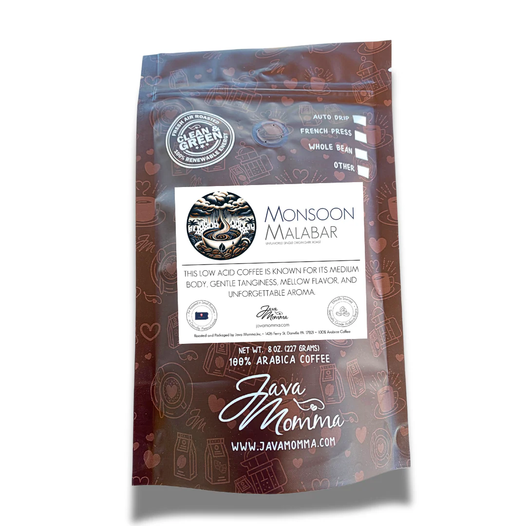 Indian Monsoon Malabar Coffee | Dark Roast, Low Acid, Single Origin - Image 5