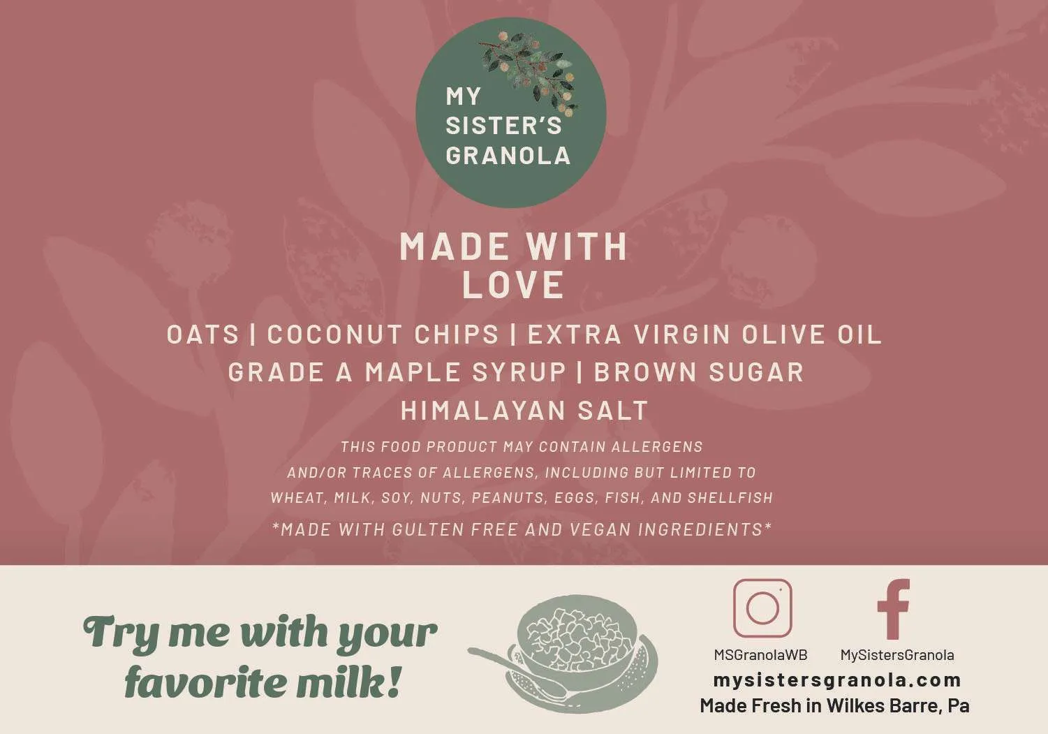 Kindred Crunch Cereal from My Sister’s Granola - Image 3