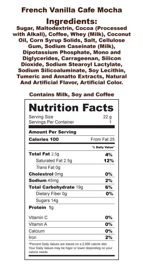 Mocha French Vanilla Drink Mix - Image 3