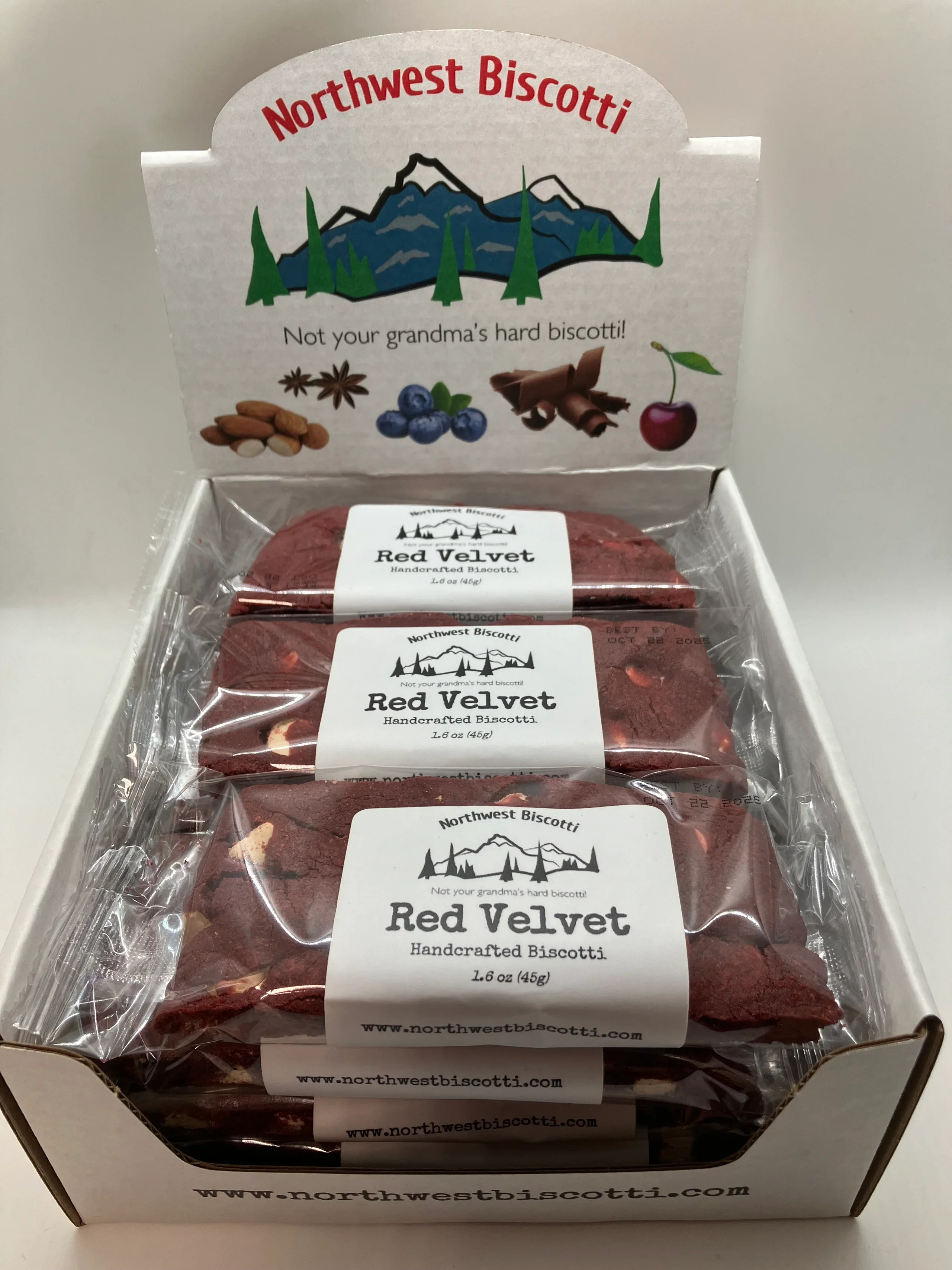 Red Velvet Biscotti Double Pack – A Sweet, Velvety Indulgence - Image 3
