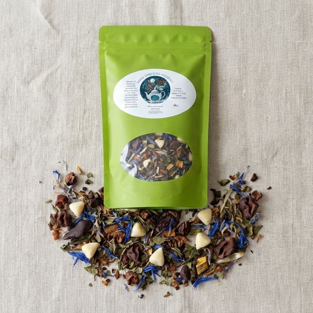 Winter Wonderland Indulgence Tea | Caffeine-Free White Chocolate Mint Blend - Image 3